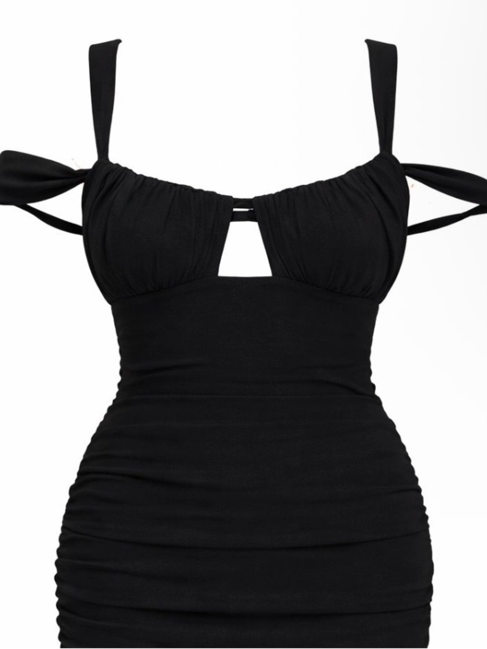 Vintage Versace sexy black silk ruched blouse small 42